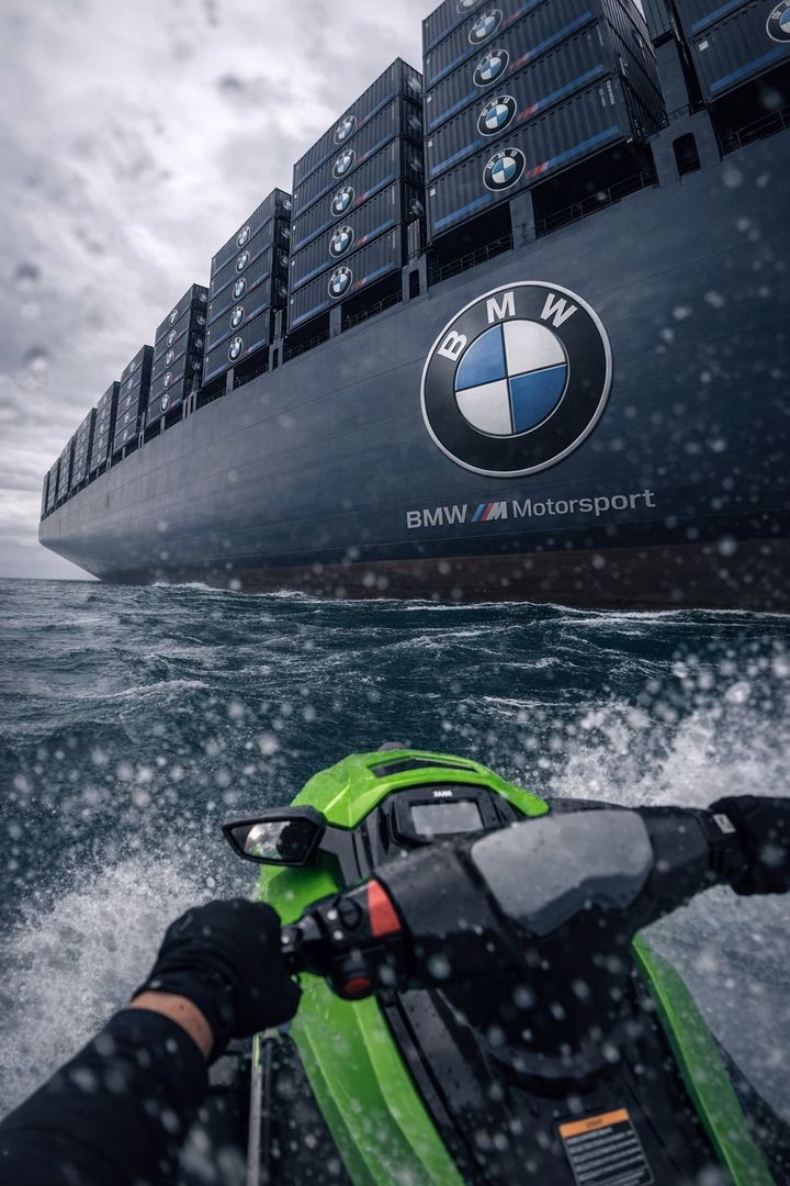 BMW container ship video cover