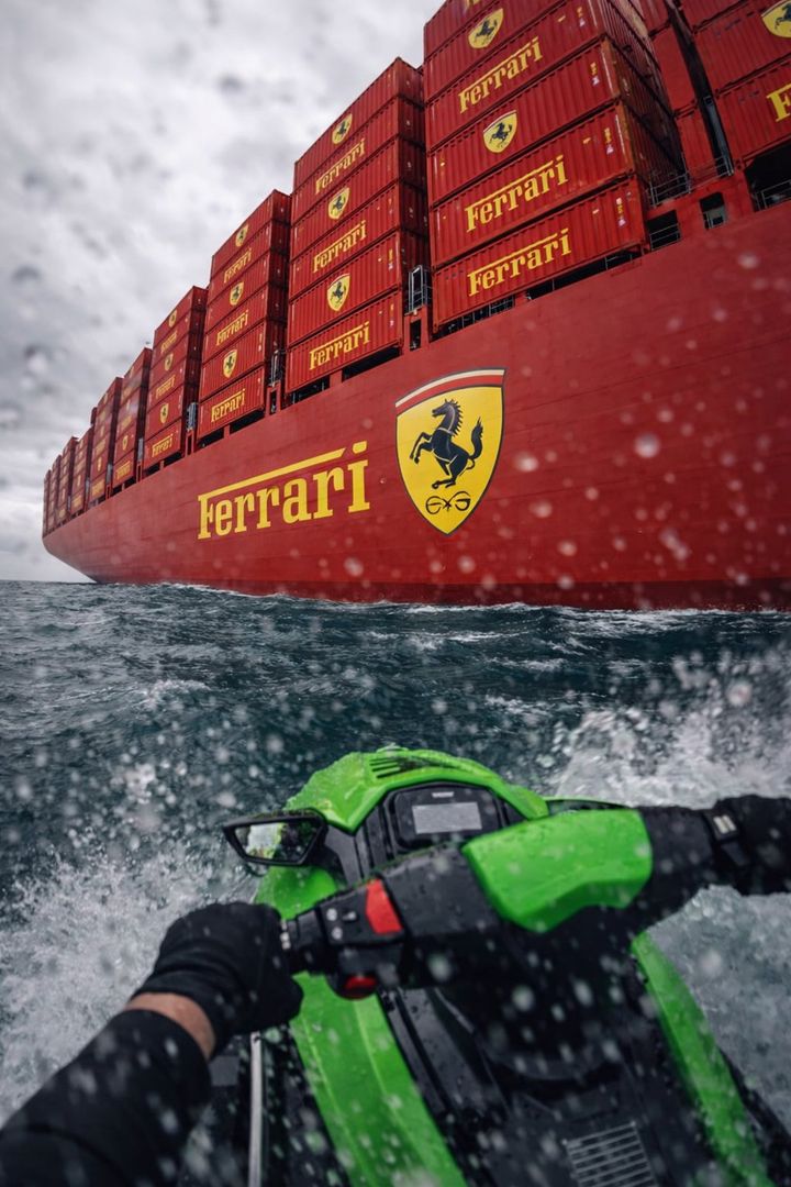 Ferrari container ship video cover