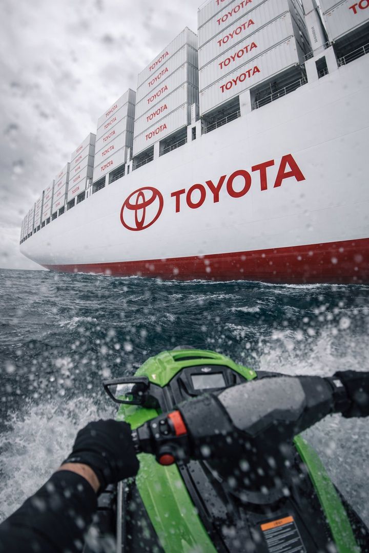 Toyota container ship video cover